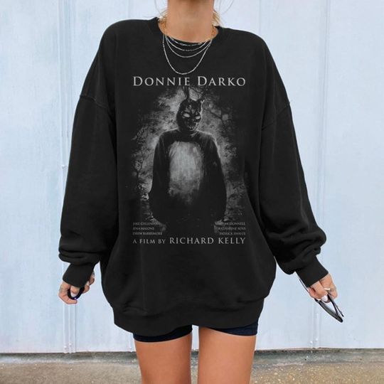 Donnie Darko, Sci Fi, Cult Shirt, Horror Donnie Darko Vintage Sweatshirt, Vintage Horror Movie sweatshirt