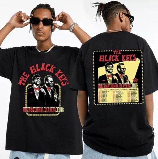 The Black Keys International Players Tour 2024 Shirt, The Black Keys 2024 Concer, Cotton Music Tour Shirt