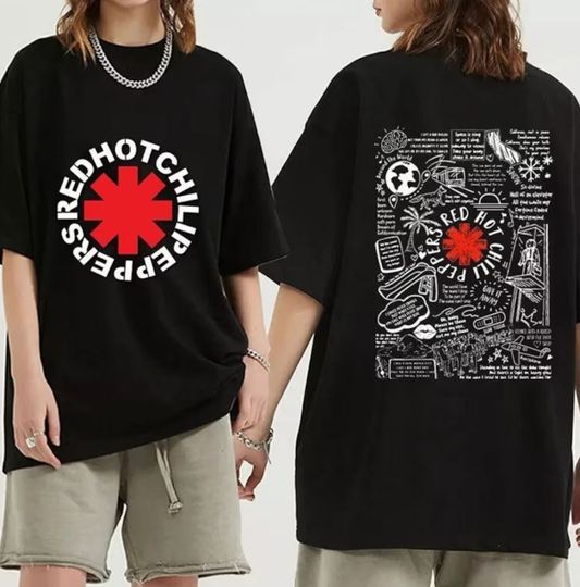 Red Hot Chili Peppers 2024 Tour Shirt, Red Hot Chili Peppers Band Fan Shirt, Cotton Music Tour Shirt