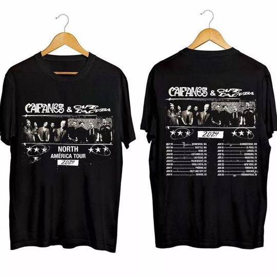 Caifanes and Café Tacvba North America Tour 2024 Shirt, Cotton Music Tour Shirt