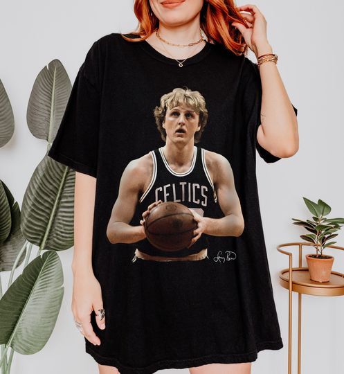 Larry Bird Unisex Cotton Tee, Graphic Tshirt for men, women, Unisex, Trending Casual Fashion