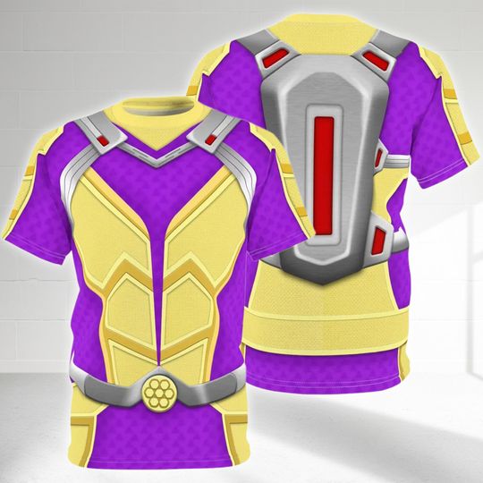 Spidey and His Amazing Friends Costume 3D T-Shirt, Janet Van Dyne Halloween All Over Print Tee