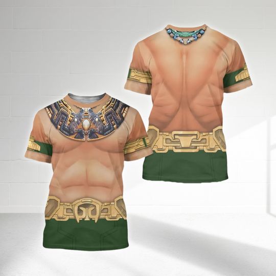 Namor Black Panther Costume 3D T-Shirt, Wakanda Namor Cosplay Halloween All Over Print