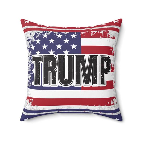 Discover TRUMPSquare Pillow, Trump Decor, Funny Trump Gift, Trump Home Decor, Trump Pillow, Donald Trump Decor