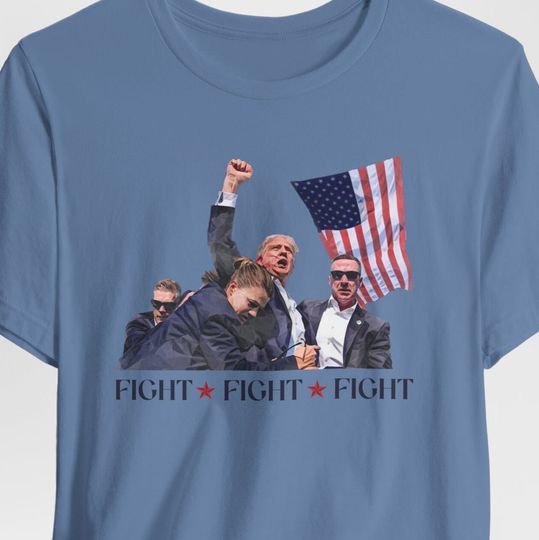 President Donald Trump Shot Shirt Assassination Tee Republican T-Shirt Conservative Gift Ideas Pennsylvania Rally Fight Memorabilia Shirt