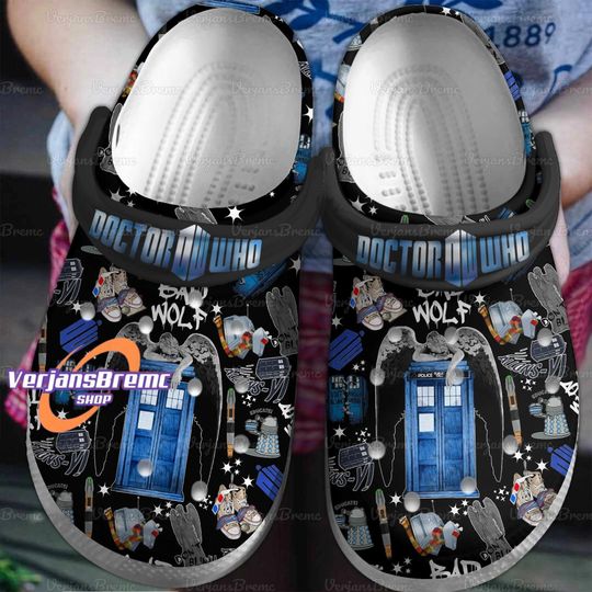 Docter Who Clogs, Dr Who Shoes, Docter Who Sandals, Docter Who Gift, Docter Who Slippers, Dr Who Sandals, Dr Who Slippers, Gift For Him