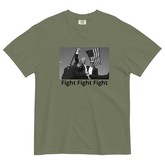 Trump Fight for Freedom, Trump survived T shirts, Donald Trump, Fight Shirt, Unisex heavyweight t-shirt Comfort Colors, Trump 2024,