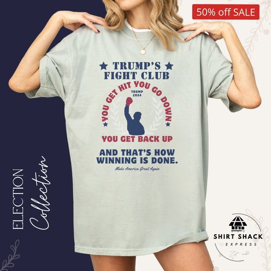 Trump Shirt, Trump Fight Club Shirt, Patriot Shirt, Trump Assassination Shirt, Trump Shooting shirt, Trump for President shirt, Trump 2024