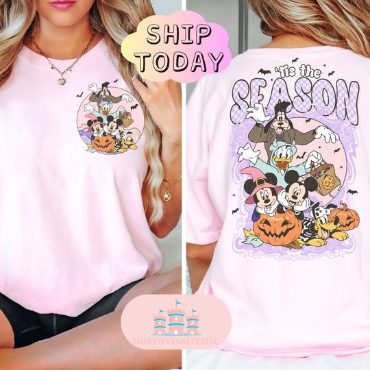 mouse and friends Characters Halloween Skeleton Shirt, Halloween Matching Shirt, magical halloween shirt, mouse halloween shirt