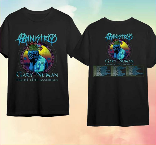 Ministry Spring With Gary Numan and Front Line Assembly Tour 2024 T-Shirt
