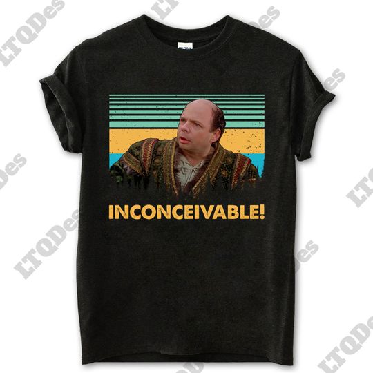 The Princess Bride Shirt, Vizzini Inconceivable Vintage T-Shirt, Movies Quote Unisex TShirt