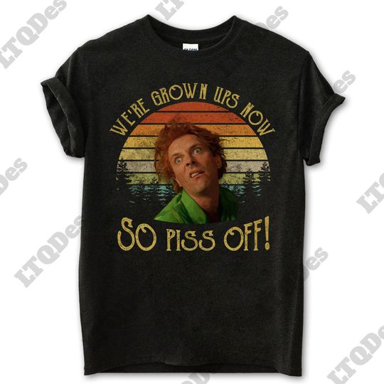 Drop Dead Fred Shirt, We're Grown Postal Service Now So Piss Off T-Shirt, Vintage Retro Sunset Design Unisex Crewneck TShirt, Movies TV Show T Shirts