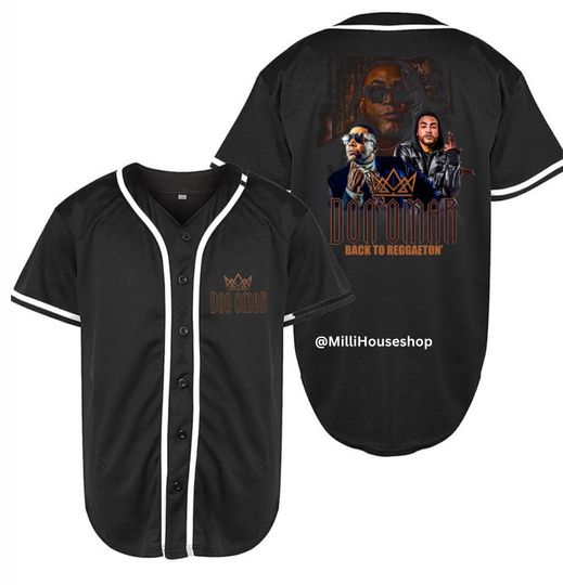 Don Omar Jersey Baseball Jersey | Polyester Fabric | Regular fit | Casual unisexswear | Suitable for Sports and Outdoors