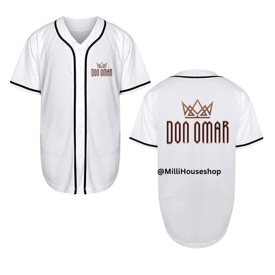 Don Omar Baseball Jersey | Polyester Fabric | Regular fit | Casual unisexswear | Suitable for Sports and Outdoors