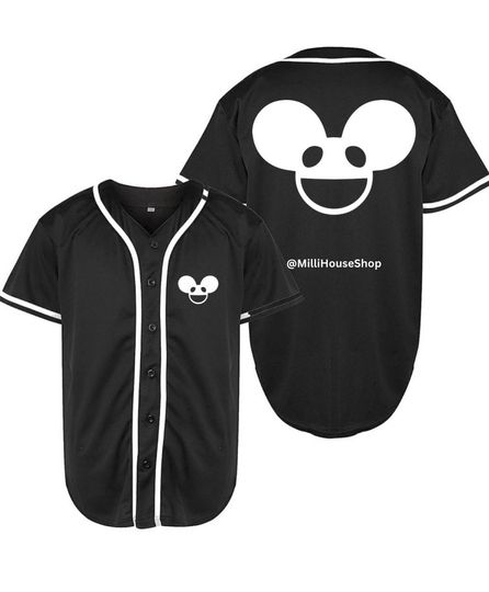Deadmau5 Baseball Jersey | Polyester Fabric | Regular fit | Casual unisexswear | Suitable for Sports and Outdoors