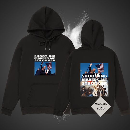 Trump 2024 Hoodie-Never Surrender MAGA Hoodie,Republican Hoody,Trump Assassination Hoody,Trump Shot Hoody,Trump Supporter Hoody,Trump Hoodie