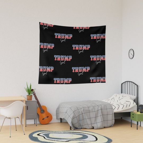 Trump Tapestry, Trump 2024, Political Tapestry, For Home and Living, US Election for Decoration
