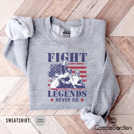 Trump Shooting Shirt, Trump Assassination Trump T-Shirt, Legends Never Die, Conservative Patriotic, Fight For America T-Shirt, TRUMP 2024