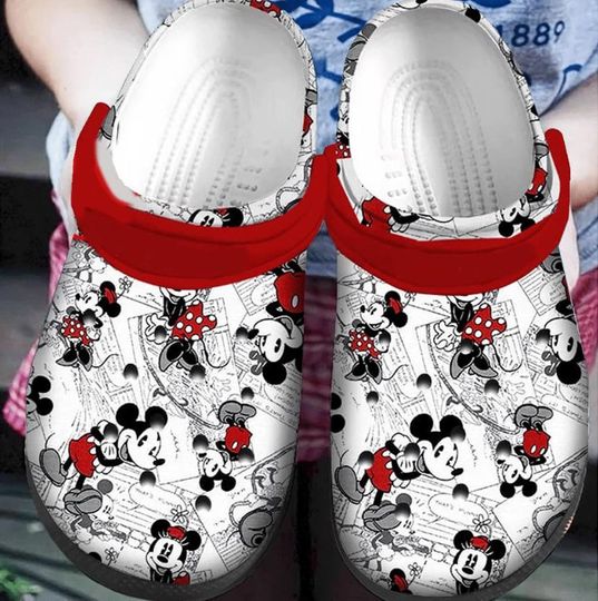 Disney Mickey Clogs, Disney Clogs, Funny Footware, Gift for Fans, Funny Gift Ideas, Movie Merch, Movie Inspired Accessories