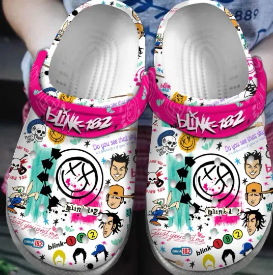 B182 Music Band Clogs Shoes, B182 Summer Clogs, Music Clogs, Fan Gifts, Funny Music Gift Idea
