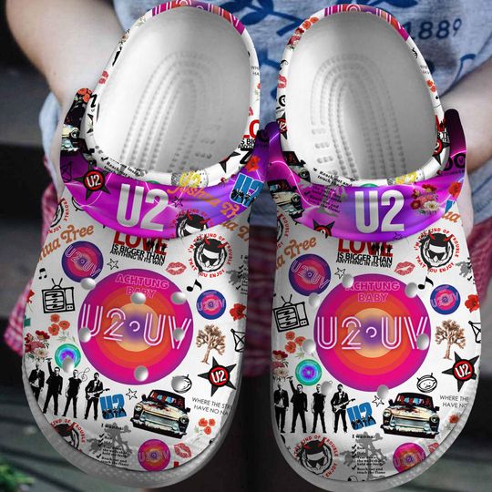 U2 Foam Clogs, The Joshua Tree Edition, Holiday Present, Gift for Music Lovers