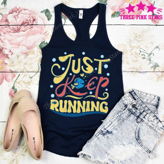 Finding Nemo Run Tank Top, Dory Running Tank Top
