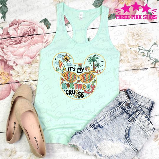 Birthday Cruise Tank Top, Birthday Cruise Party Tank, Magical Family Trip Tank Top, Family Cruise Vacation