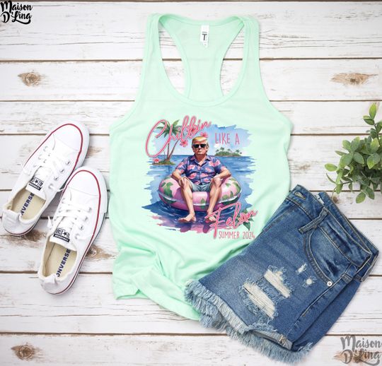 Chillin Like a Felon Tank Top, Republican Tank Top, MAGA 2024 Tank, Trump Merch, Election 2024 Gift, Pro Trump Tanks, Vote Tank
