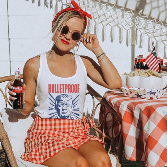 Trump 2024 Retro Tank Top, Republican Tank Top, MAGA 2024 Tank, Trump Merch, Election 2024 Gift, Pro Trump Tanks, Vote Tank