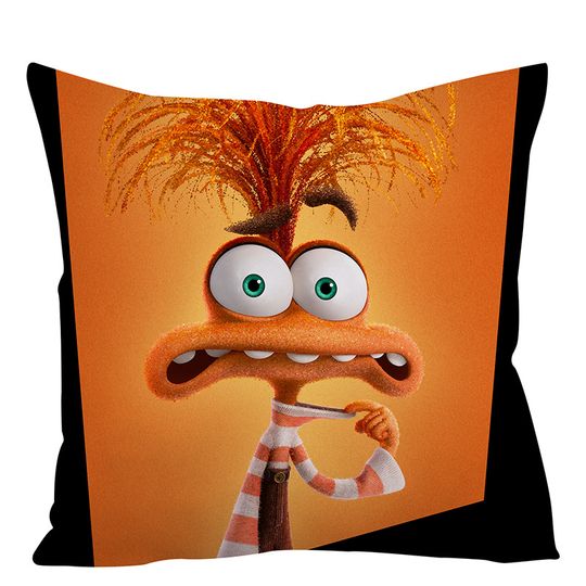 Inside Out cartoon cute square throw pillows, pillow cases, sofa pillows, decorations, small gifts