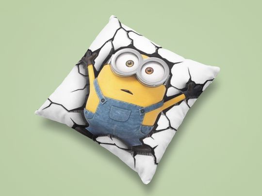 Minion Spun Polyester Square Pillow