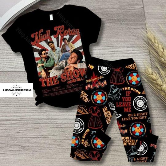 Niall Horan T-Shirt, Niall Horan Pajamas Set, Niall Horan The Show Shirt, Niall Horan 2024 Tour Shirt, Niall Horan Pajamas Pants
