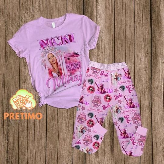 Nicki Minaj Shirt, Nicki Minaj Pajamas Set, Nicki Minaj Pajamas, Nicki Minaj Gift, Nicki Minaj Tour Shirt, Nicki Minaj Fan Shirt