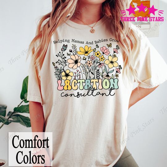 Discover Lactation Consultant Comfort Colors Shirt, Lactation Specialist Thank You Gifts, Lactation Counselor Educator T-shirt, Lactation Tech E4680