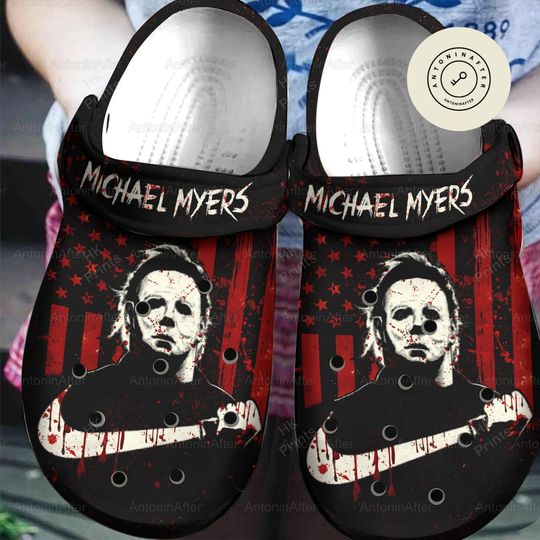 Michael Myers Shoes, Michael Myers Sandals, Halloween Shoes, Halloween Sandals, Michael Myers Adult Shoes, Michael Myers Summer Shoes