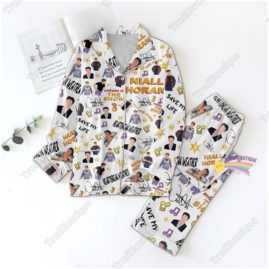 Niall Horan Pajamas Set, Niall Horan The Show Shirt, Niall Horan Set, Niall Horan 2024 Shirt, Niall Horan Sleepwear, Niall Horan Gift