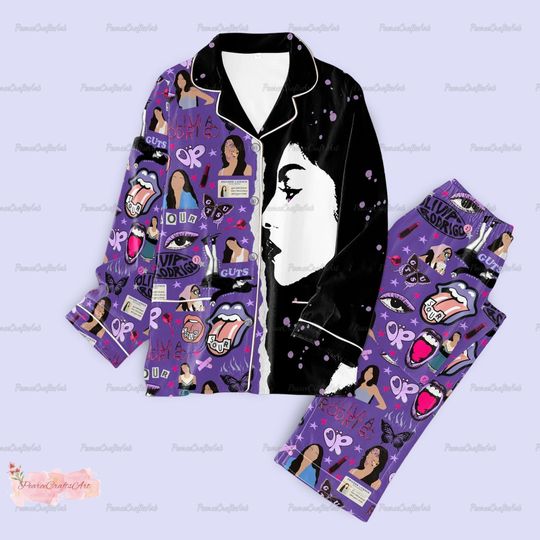 Olivia Rodrigo Pajamas, Olivia Pajamas Pants, Olivia Pajamas Set, Olivia Rodrigo Holiday Pajamas, Olivia Rodrigo Bridesmaid Pajamas