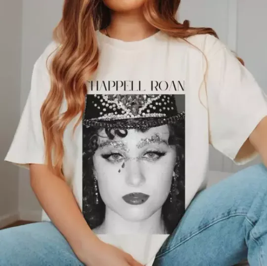 Chappell Roan Concert T-Shirt Rise And Fall Of A Midwest Princess Merch  Unisex short sleeves heavy cotton multiple colors full sizes S-5XL SHIRT