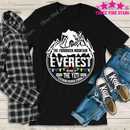 Expedition Everest Shirt, Animal Kingdom T-Shirt, Yeti Shirt, Forbidden Mountain E3679