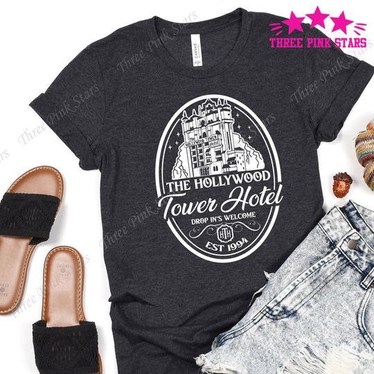 The Hollywood Tower Hotel Shirt, Tower of Terror Shirt E4707