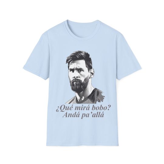 Messi T-shirt | Soccer Lover T-shirt | Cotton Short Sleeve Shirt