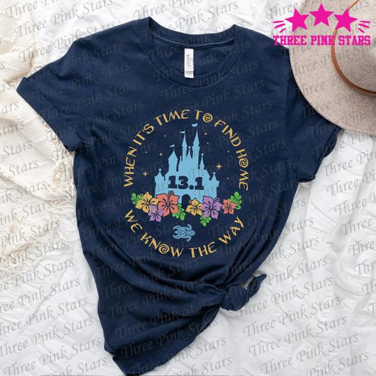 Moana Running Shirt, Polynesian Princess Running T-shirt, Princess 13.1 Half Marathon Running E5089