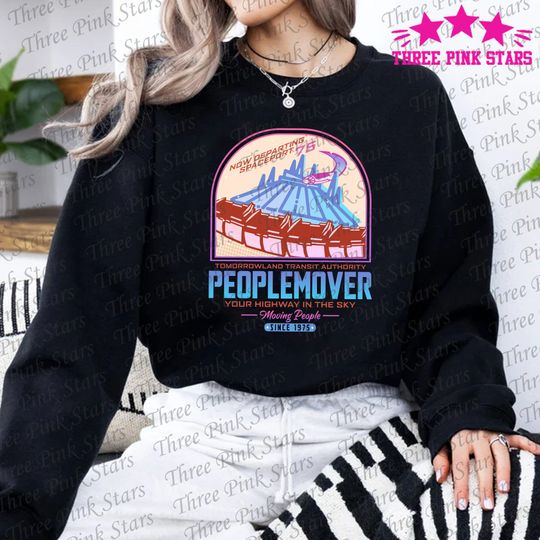 Peoplemover Sweatshirt, Tomorrowland Transit Sweatshirt, Space Mountain Sweatshirt E5102