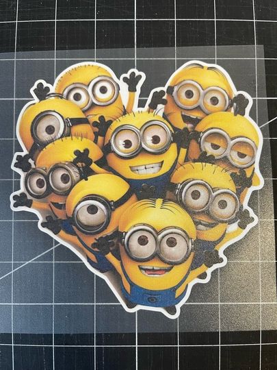 Minion Despicable Me Sticker, Minion Sticker, Laptop Sticker, Water Bottle Sticker, Free Shipping, iPad Sticker, Binder Sticker,