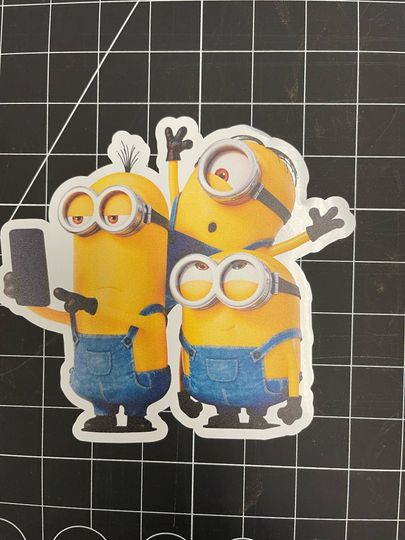Funny Minion Meme Sticker | Laptop, Water bottle, Journal, Diary, Scrapbook, Planner, Notebook, Phone, Skateboard, Decorative Sticker