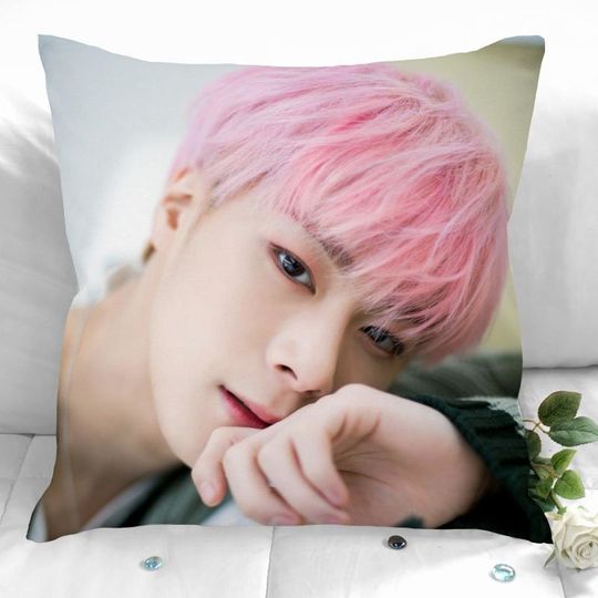 Kpop Astro Moon Bin Pillow, Bedroom Decoration Hug Pillow Soft Cushion Body Pillow, Birthday Gift Moonbin Astro Print Christmas Gift Toy