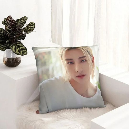 Hwang Hyunjin Pillow, Kpop Stray Kids Pillow Cover Home Decoration Bed Sleep Hug Body Pillows, Birthday Gift Christmas Gift Pillow