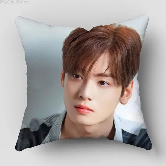 Cha Eunwoo Pillow, Valentine Gift Astro Pillow, Gift For Mother Astro Cha Eun Woo Pillow, Christmas Gift Valentine's Day Gift For Her