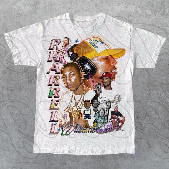 Limited Pharrell Williams Vintage T-Shirt, Gift For Women and Man Unisex T-Shirt