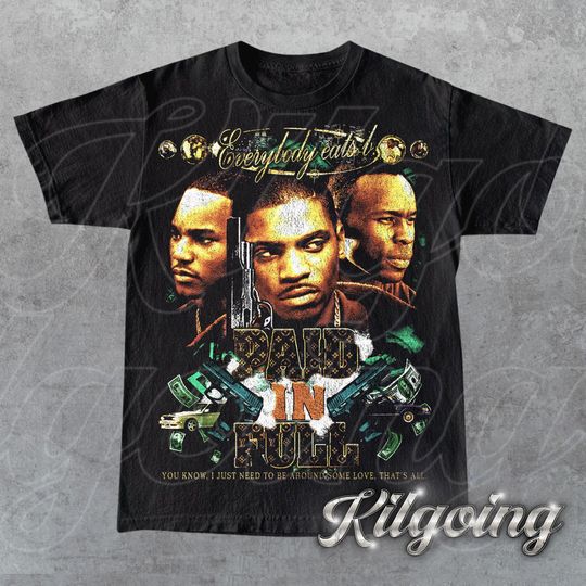 Limited Paid In Full Vintage 90s T-Shirt, Gift For Woman and Man Unisex T-Shirt